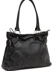 Women Inspired Fashion Tote Purse Hand Bag Purse Black a